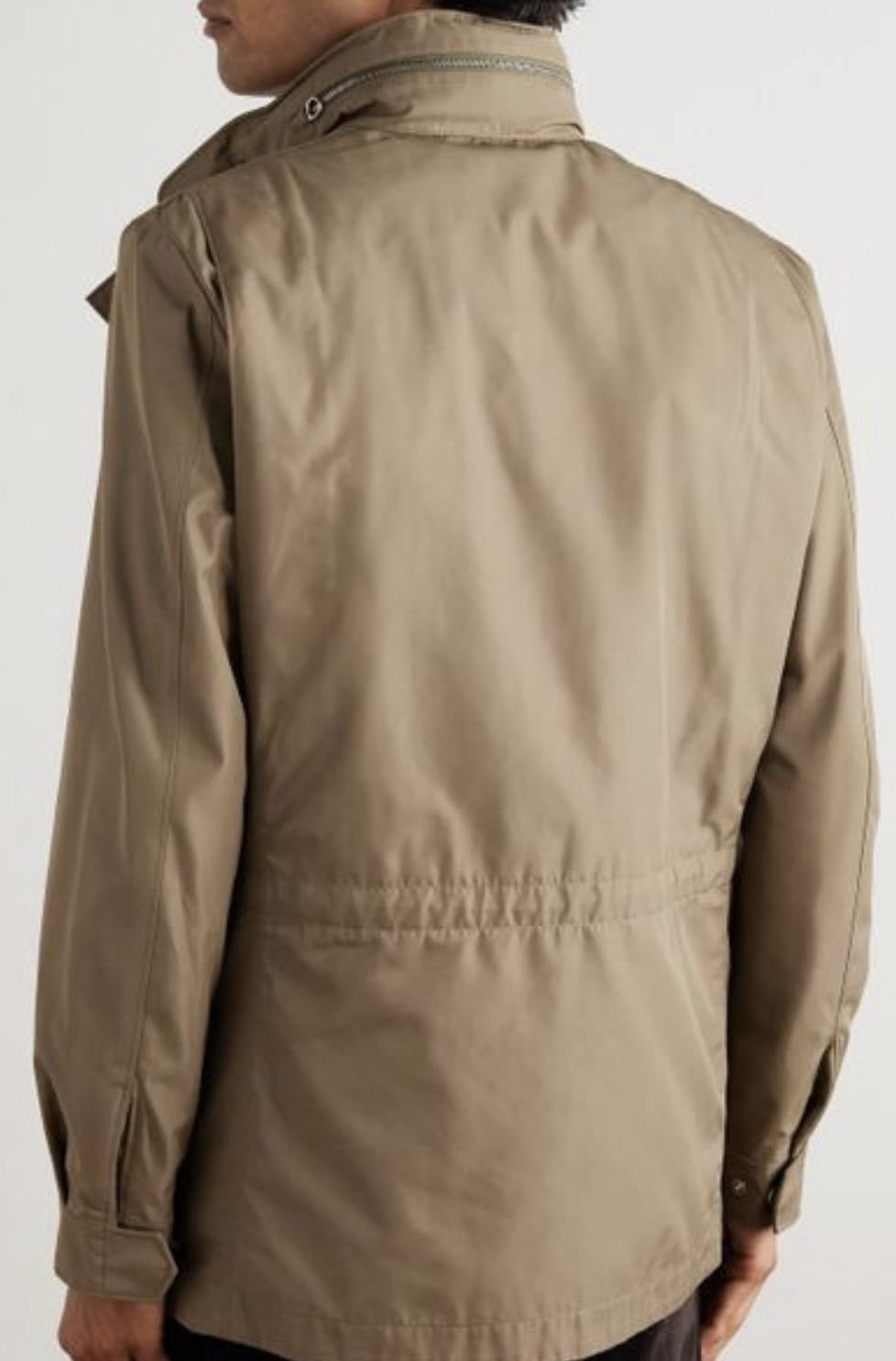 Loro Piana Men’s Natural Traveller Shell Jacket – Khaki