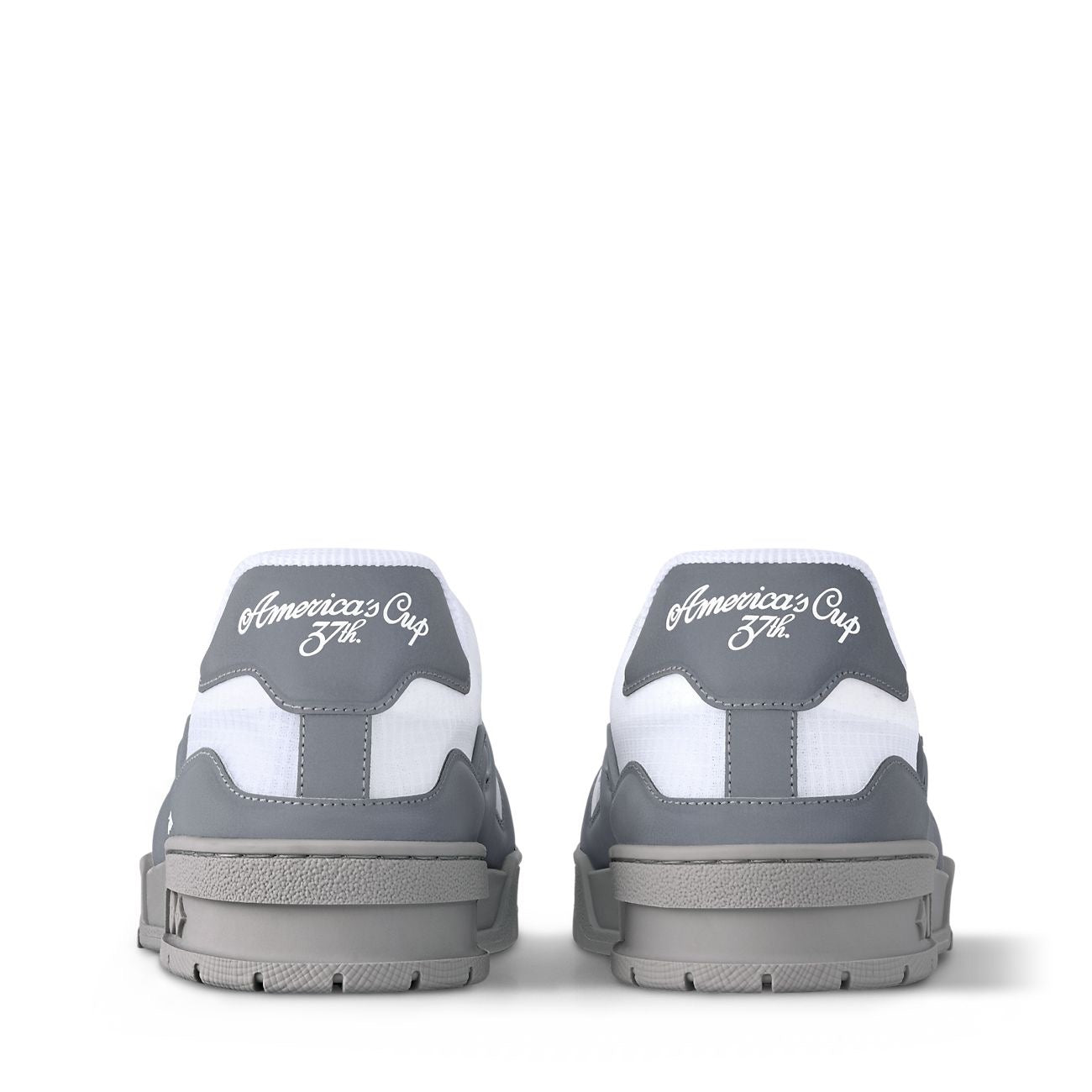 Louis Vuitton Men’s LV Trainer Sneakers – Grey & White