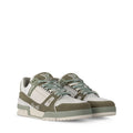 Louis Vuitton Men’s LV Trainer Sneakers – Green & White