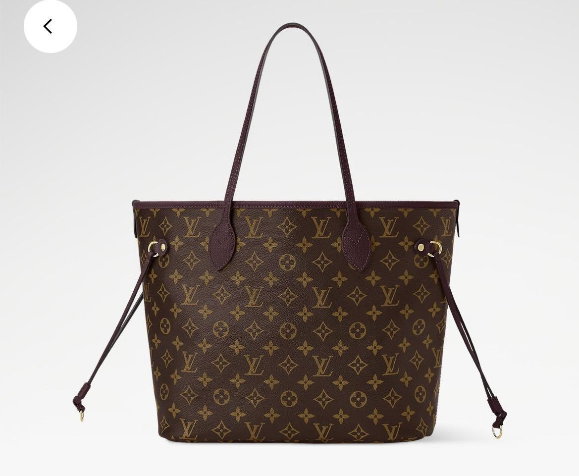 Louis Vuitton Women’s Neverfull Inside Out MM – Wine
