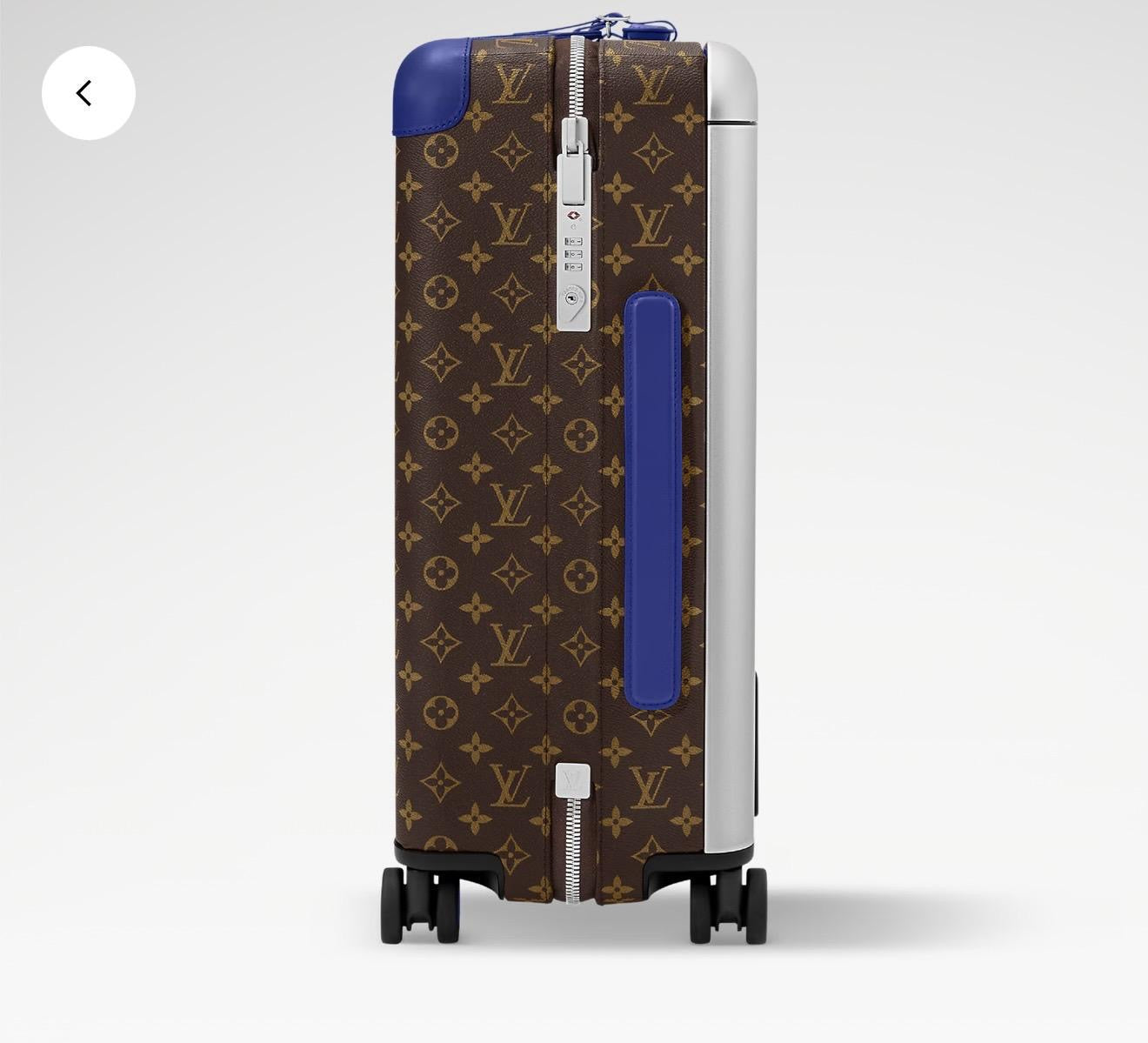 Louis Vuitton Horizon 55 Rolling Luggage – Brown/Blue
