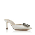 Manolo Blahnik Women’s Hangisimu Heels – White