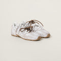 Miu Miu Women’s New Balance x Miu Miu 530 SL Suede Sneakers – White
