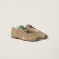 Miu Miu Women’s New Balance x Miu Miu 530 SL Suede Sneakers – Brown