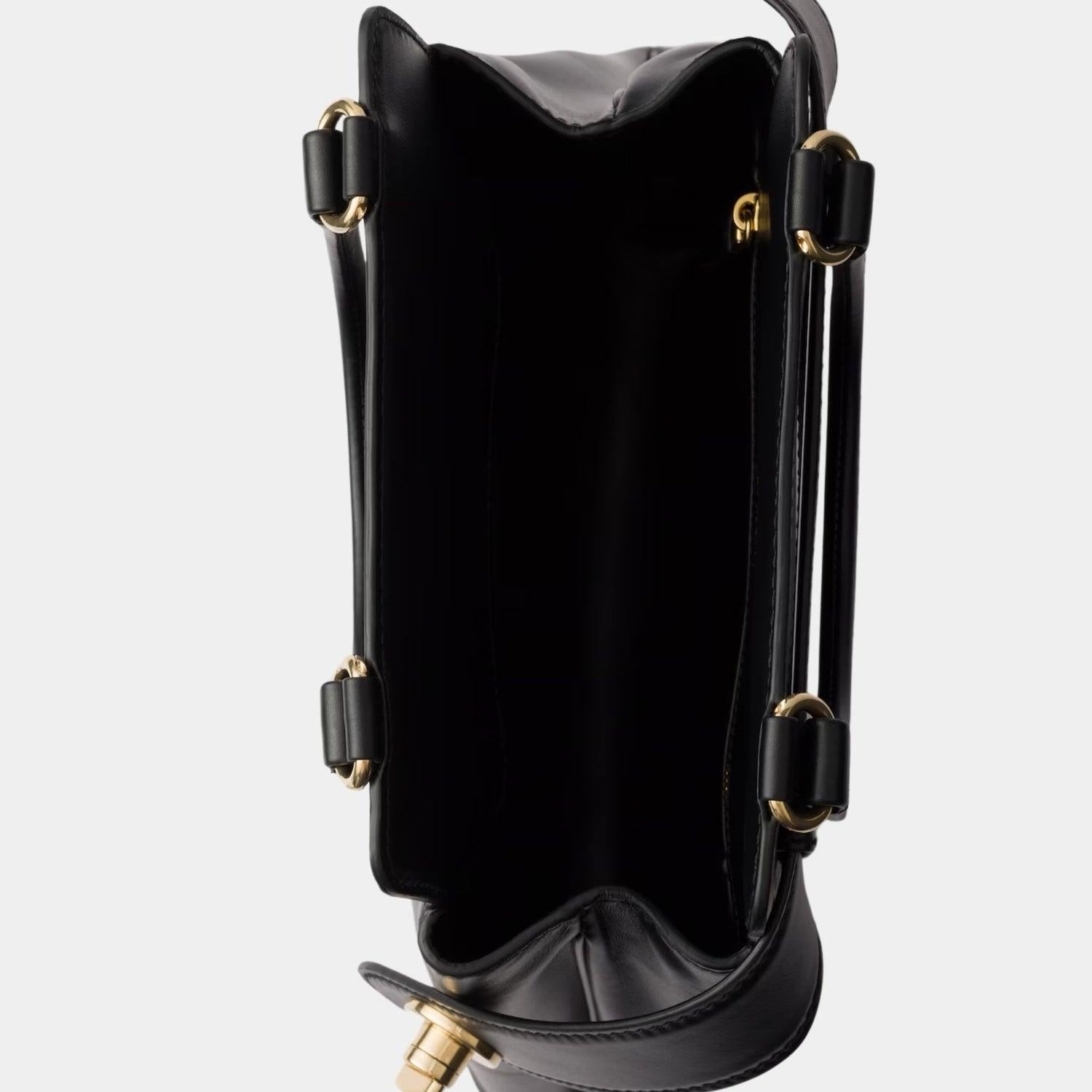 Prada Women’s Medium Etude Leather Bag – Black