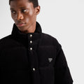 Prada Men’s Medium Weight Corduroy Down Jacket – Black