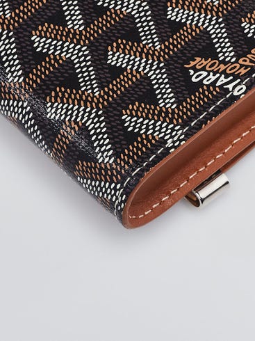 Goyard
Black Chevron Print Coated Canvas Mini Monte Carlo Wristlet Clutch Bag