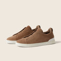 Beige Suede Triple Stitch™ Sneakers