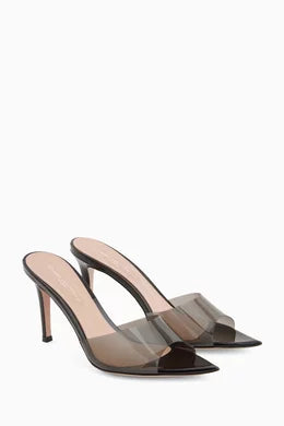 Gianvito Rossi Black Elle Heeled Sandals