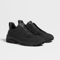 Zegna Men’s Triple Stitch Sneakers – Black